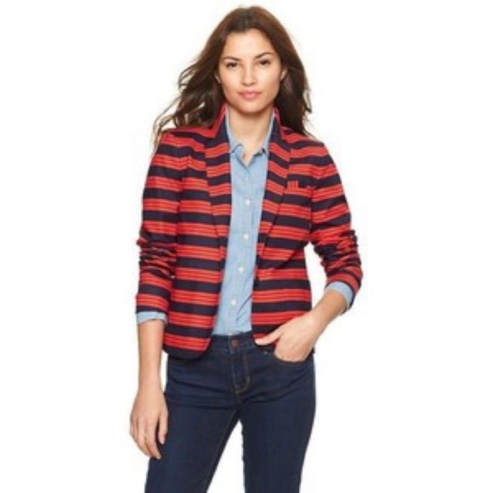 Gap Nautical Striped Blazer